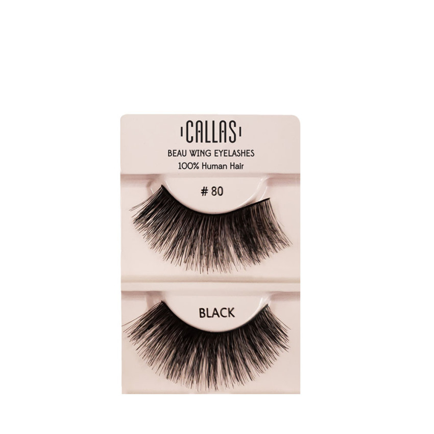Callas Beau Wing Eyelashes #80 (1 pair x Minimum 12 sets) Callas Beau Wing Eyelashes #80 (1 pair x Minimum 12 sets)